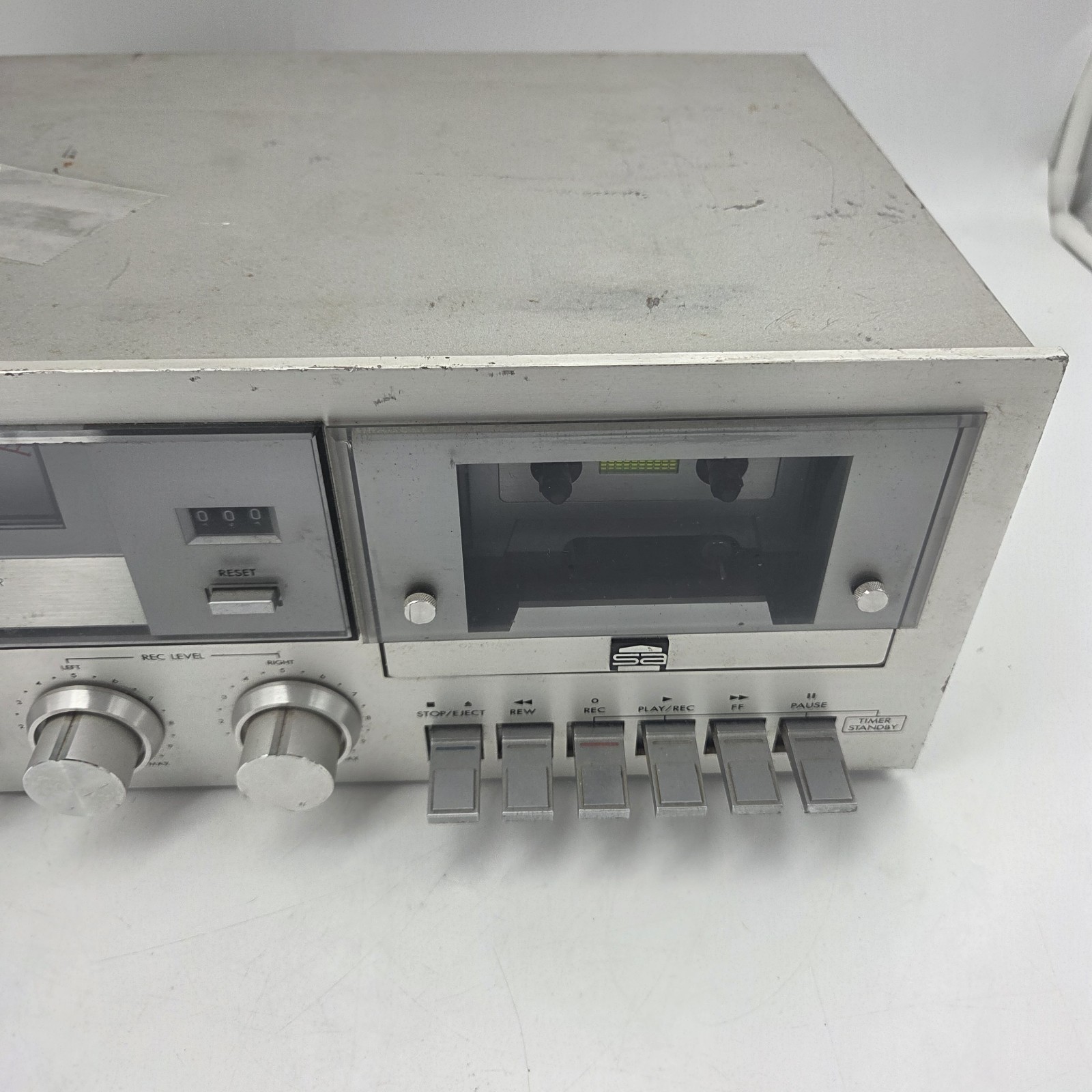 VINTAGE JVC KD-25J CASSETTE DECK DOLBY POWERS UP SELLING FOR PARTS/REPAIR AS-IS