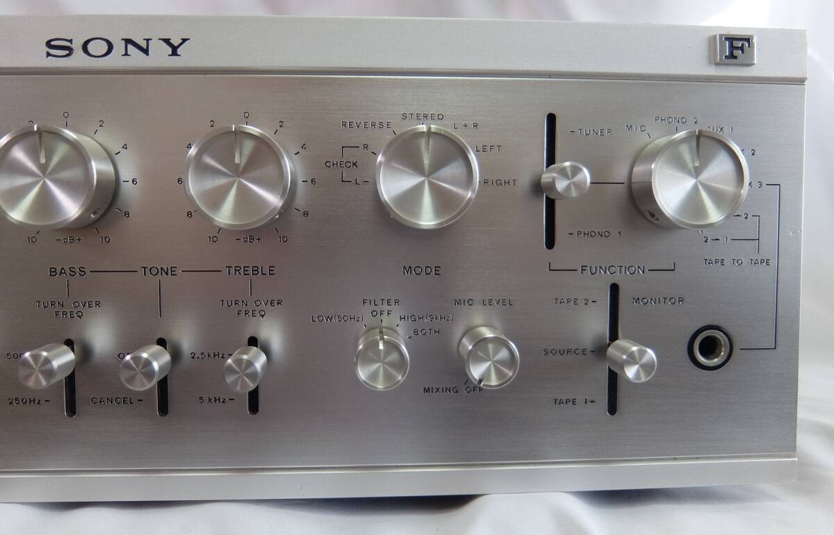 Sony TA-2000F Stereo Preamplifier Audio Working Confirmed