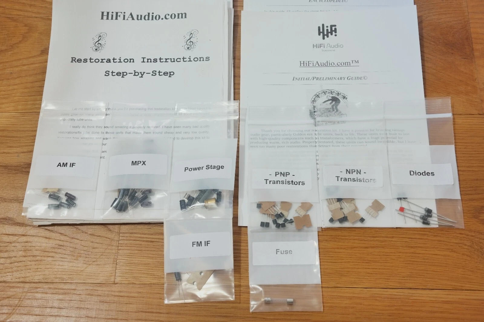 Kenwood KT-7001 restoration recap repair upgrade rebuild kit capacitor upgrade