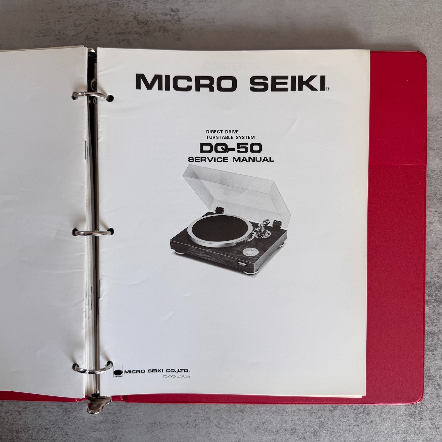 MICRO SEIKI DD-20/22/24/25/30/33/35/40, DDX, DQ, DQL, DQX, MB Service Manual Set