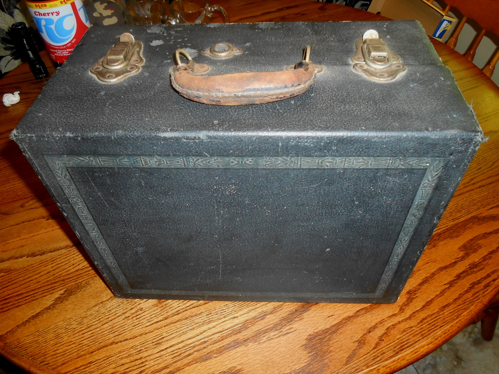 COOL OLD! RARE 1930s Brunswick Model 104#186241 Portable Record Player