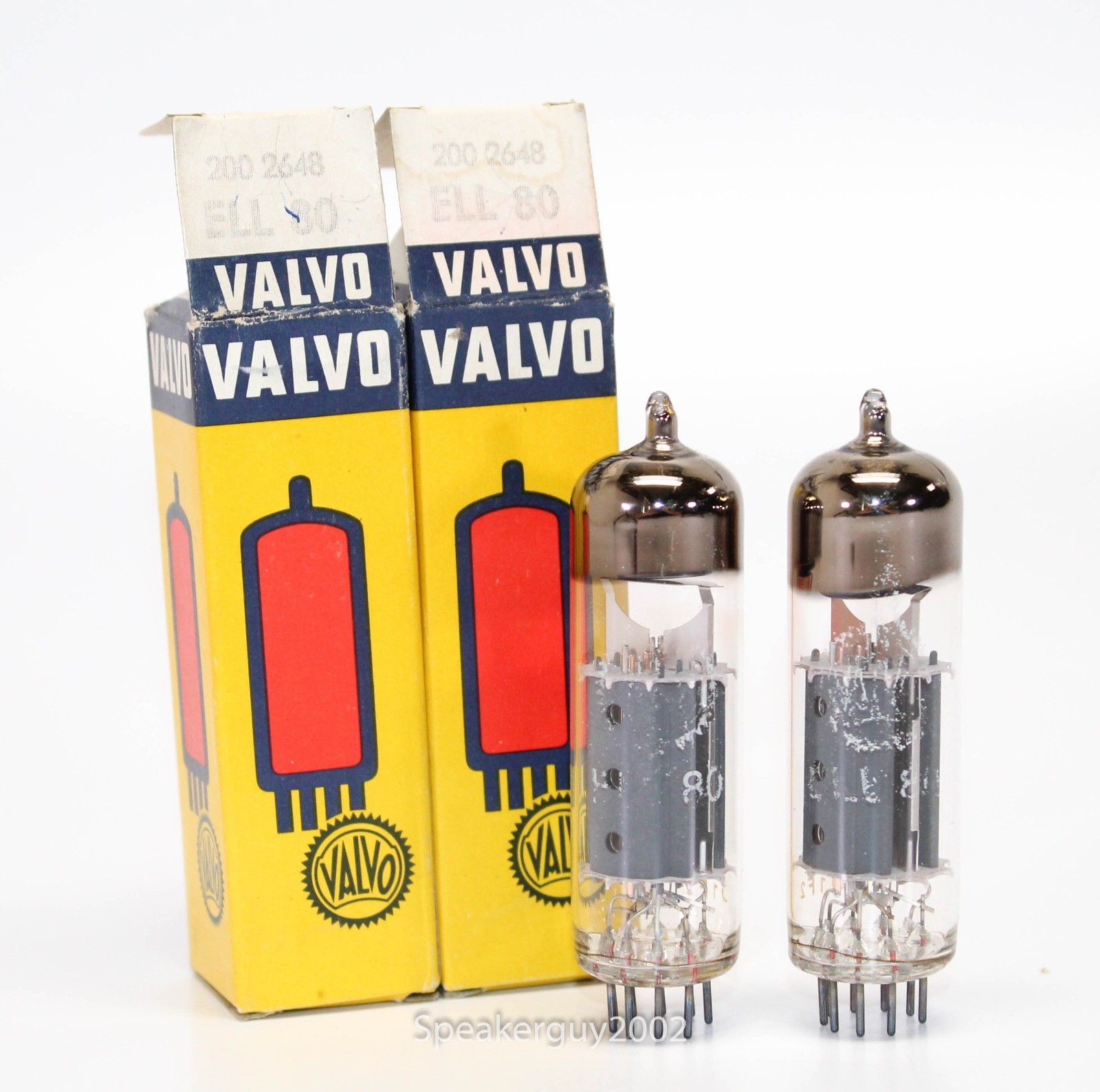 2X – Valvo 6HU8 ELL80 Vacuum Tubes — KT5