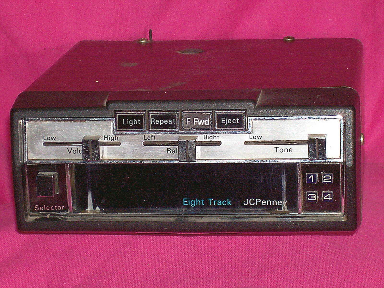 JC Pennys 8 Eight Track Tape Player FOR PARTS