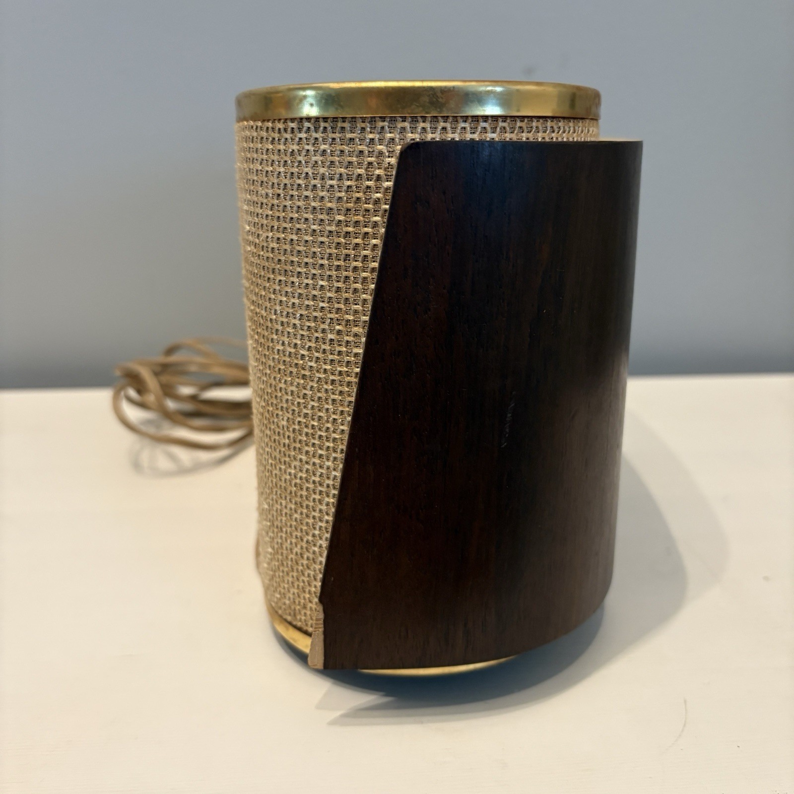 Telefunken Allvox Strahler RS1 Speaker Vintage MCM West Germany – UNTESTED