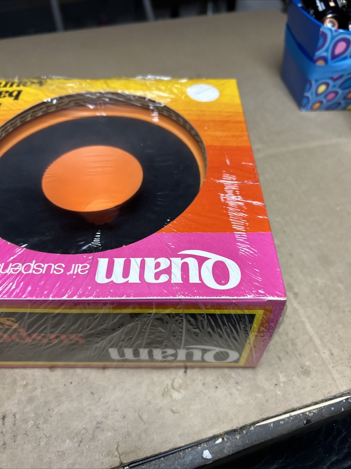 VINTAGE 8″ 8 Ohm QUAM 8C10FEX AIR SUSPENSION BIG BASS FULL RANGE SPEAKERS New