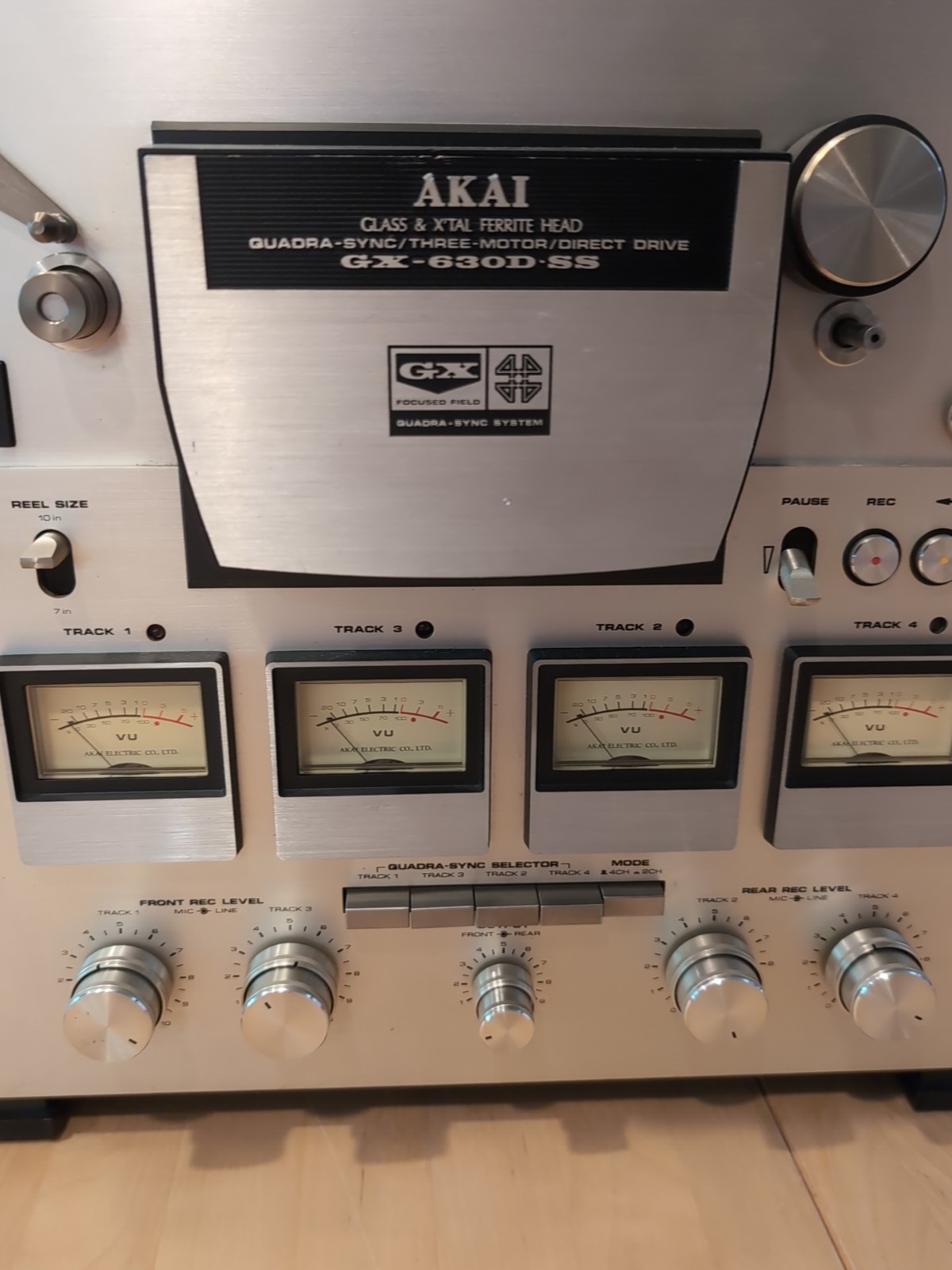 Akai GX-630D SS Stereo/Quadraphonic Pro Reel to Reel Tested Works!