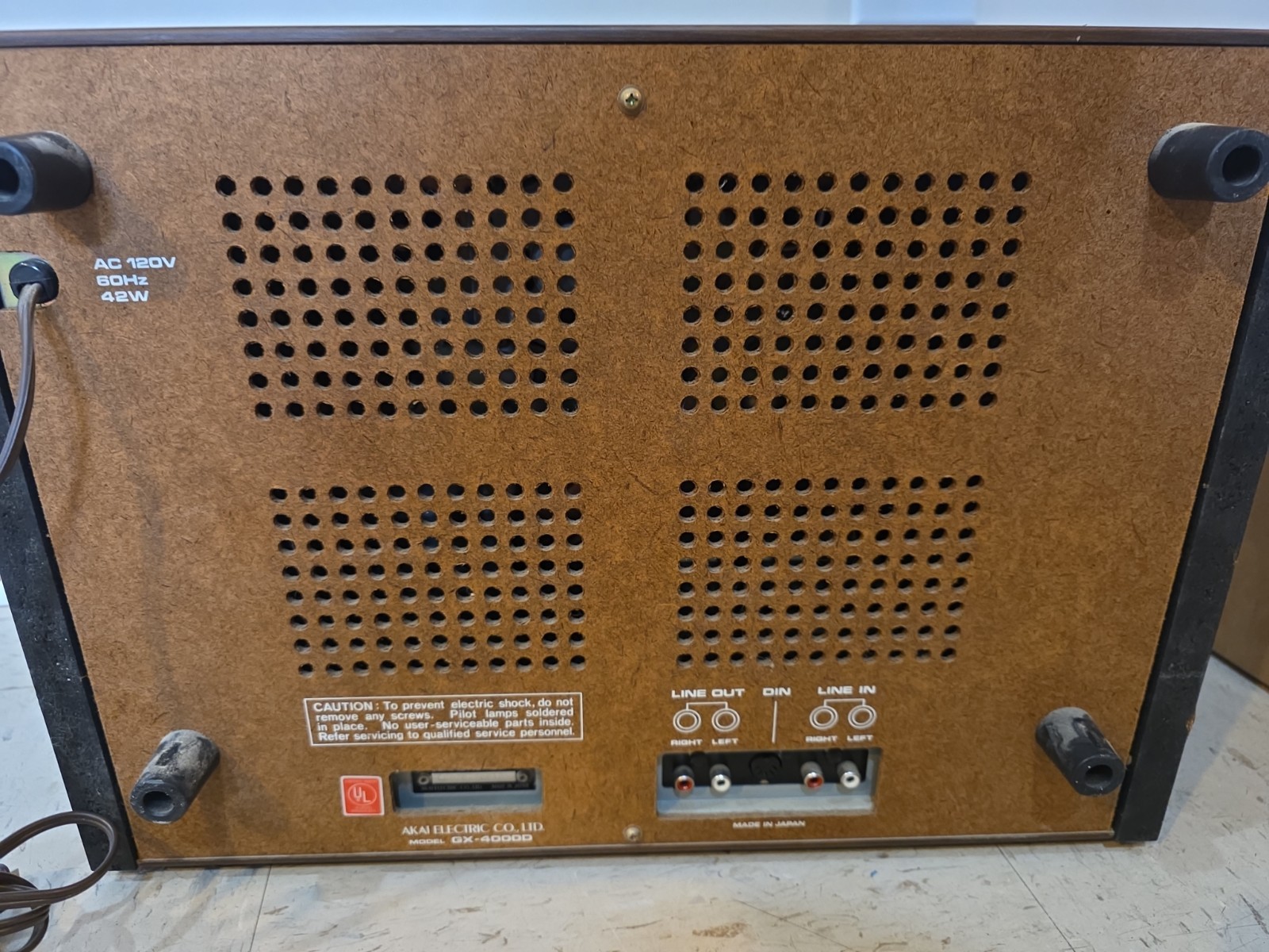 Akai GX- 4000D Reel to Reel Tape Deck Pre-owned Works