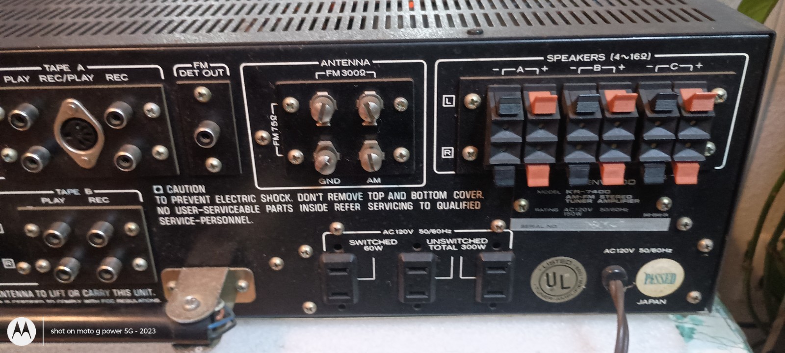 Kenwood KR-7400 Stereo Receiver