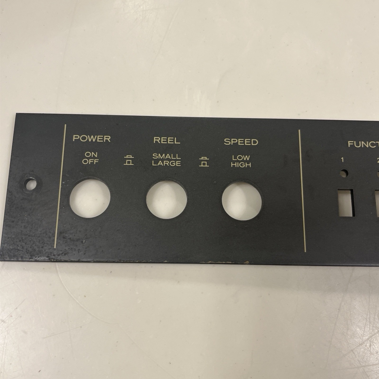 TEAC A-3440 Power Function Faceplate Replacement Play Pause Stop