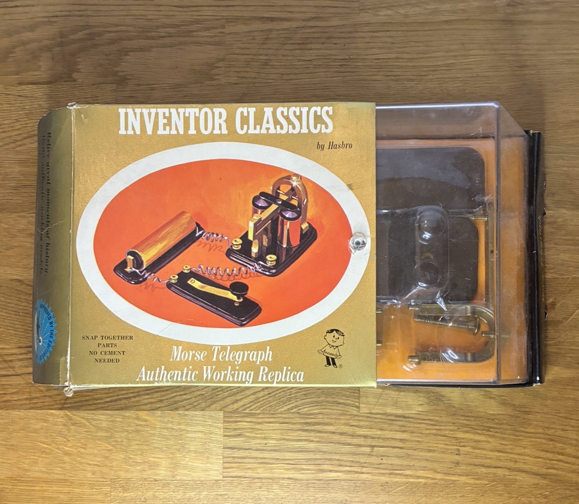 Morse Telegraph Inventor Classics By Hasbro NIB