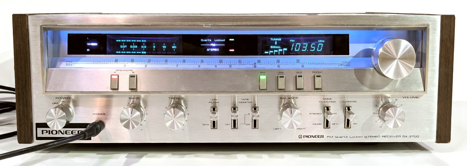 🔥【PRO SERVICED】Pioneer SX-3700 Stereo 90W Receiver! XSTR/LED UPGRADES💥GUARANTY