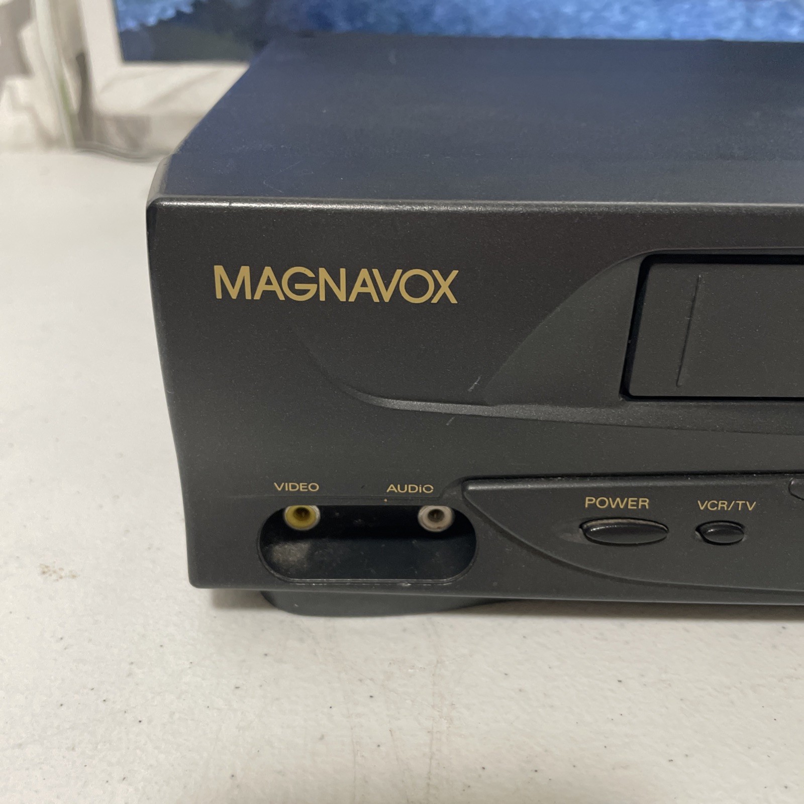 SEE⭐️VIDEO Philips Magnavox VCR VHS/HQ Tape Recorder VR201BMG21 Tested/Works