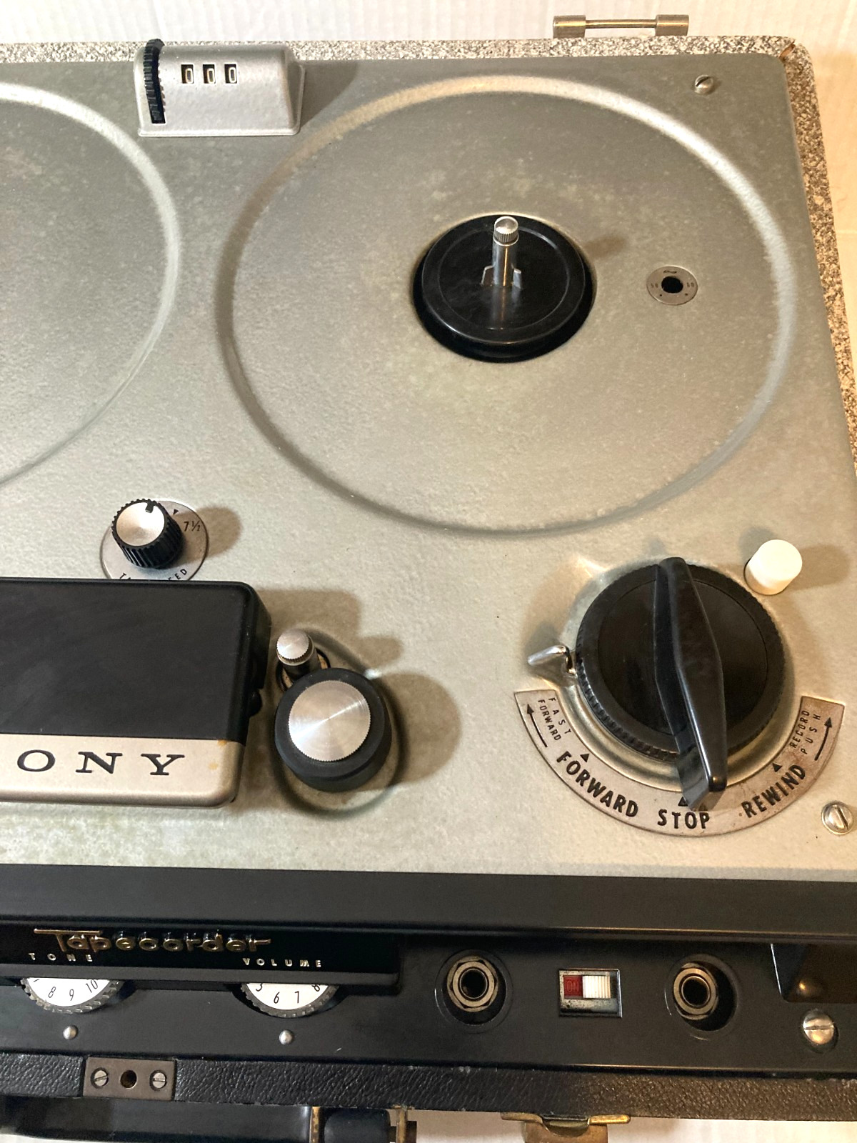 Vintage Sony 60’s Tapecorder Reel-To-Reel Portable Tape Recorder# 362 VGC