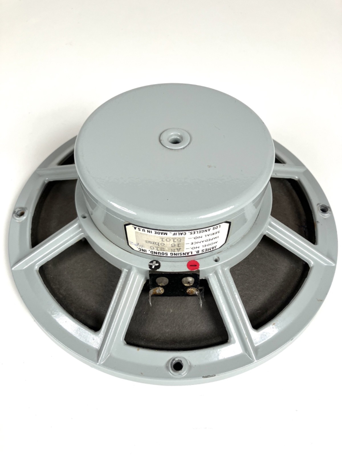 JBL AN-216 Rare (prototype?) 8″ speaker