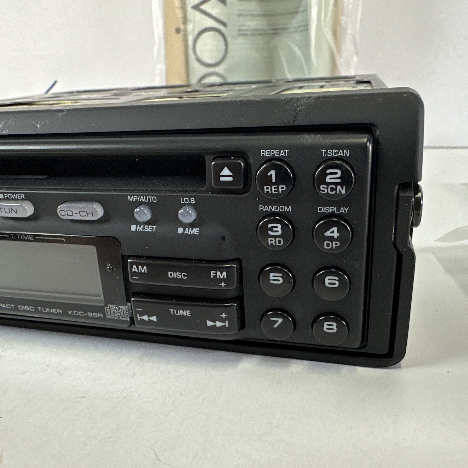 Kenwood KDC-95R Car CD Player Receiver Complete In Box Untested 1991 Japan