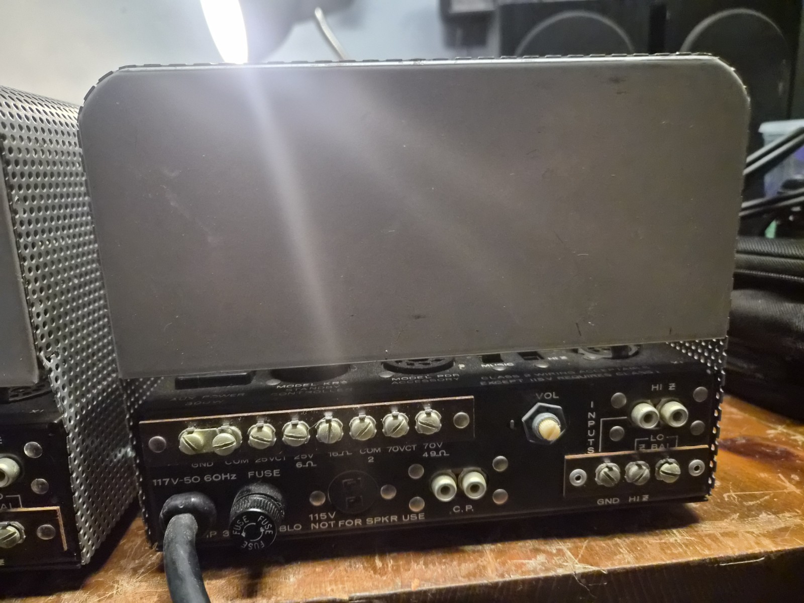 (2) Bogen MO-100A 100 Watt Tube Monoblock Power Amps Untested All Tubes Included