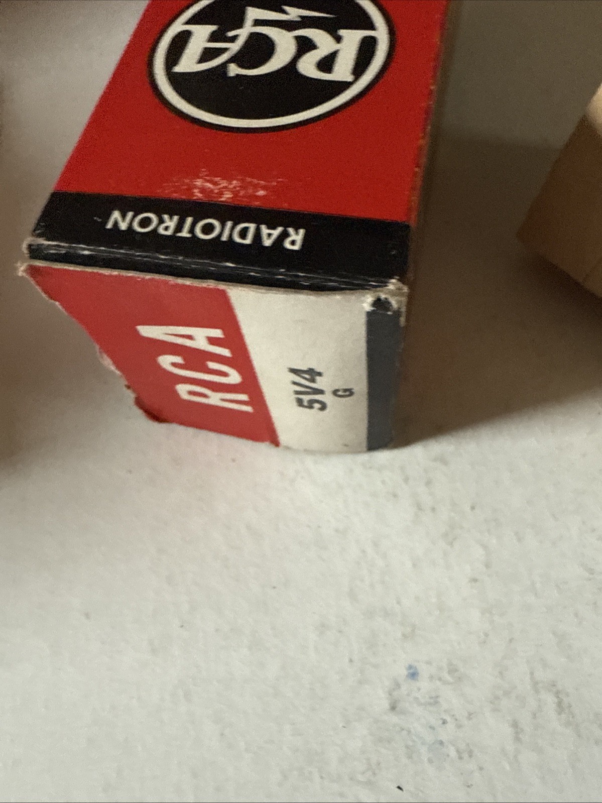 RCA 5V4G NOS/NIB RECTIFIER ORIGINAL BOX