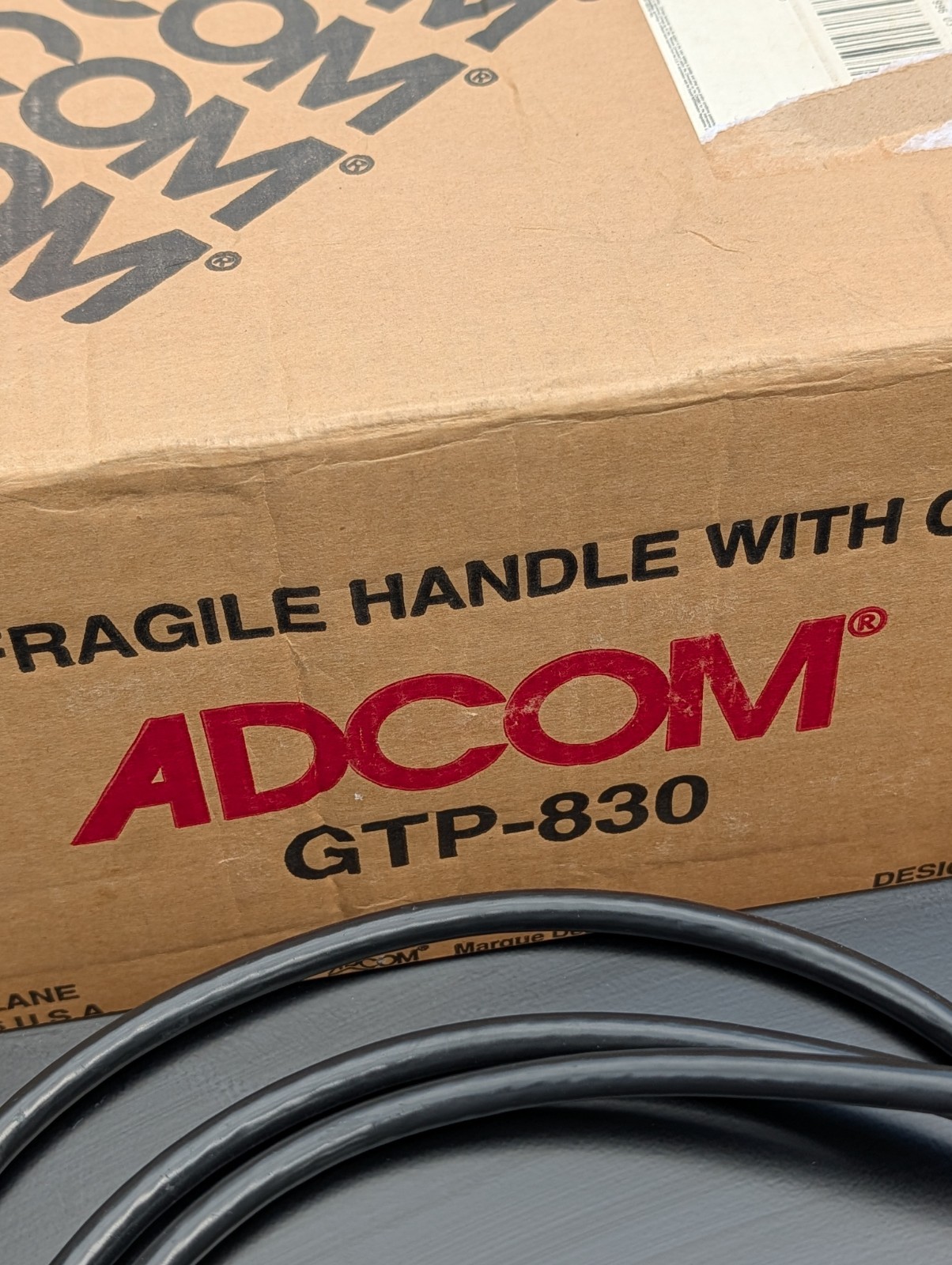 ADCOM GTP-830 Surround Sound Processor Preamplifier 120/240v W/Remote And Box