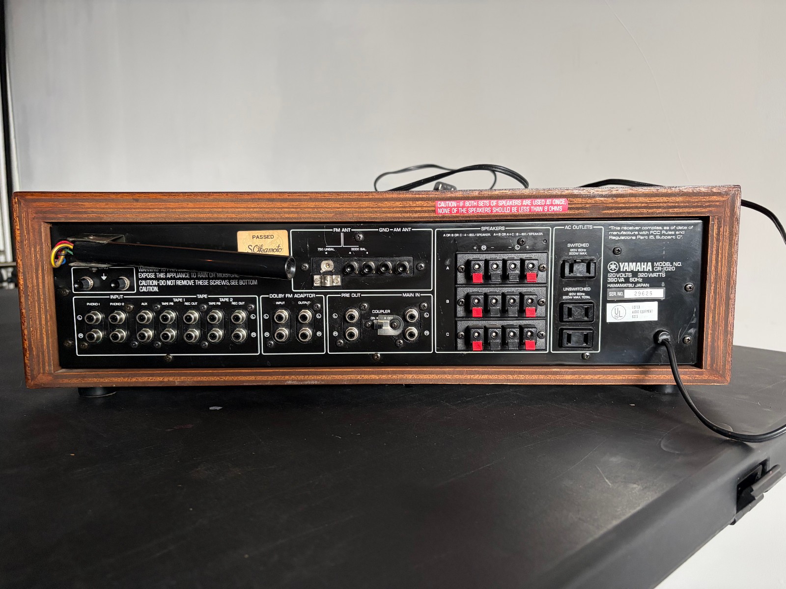 Vintage Yamaha CR-1020 AM/FM Natural Sound Receiver nicknamed (Awesome Sound)