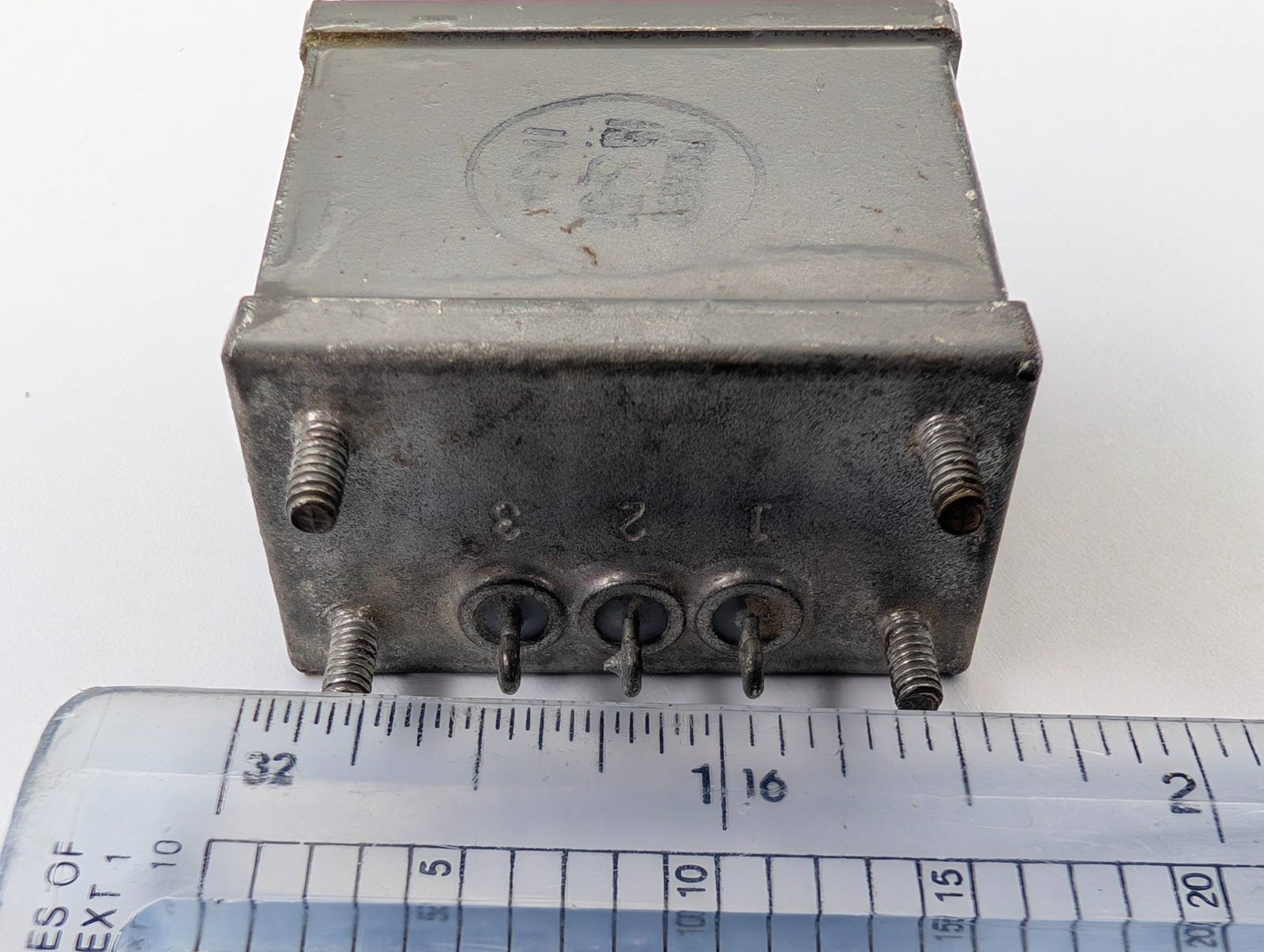 c1950s Freed Transformer 044-3317-01 27894 Electronic Rare Unknown Power 1.5″ E8