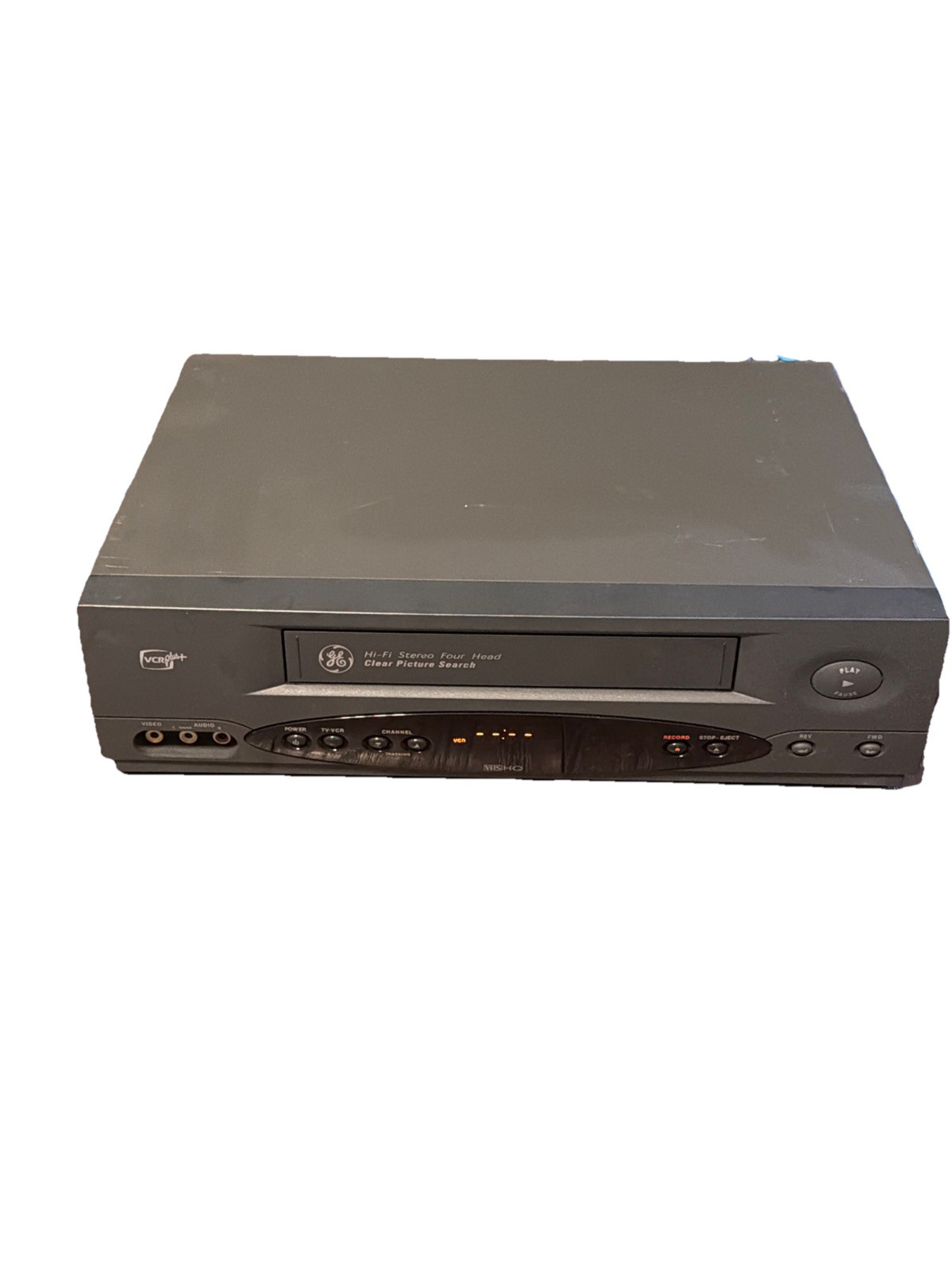 GE VCR Model vg2063 Video Cassette Player VCR Plus+ Vhs Hq Tested No Remote