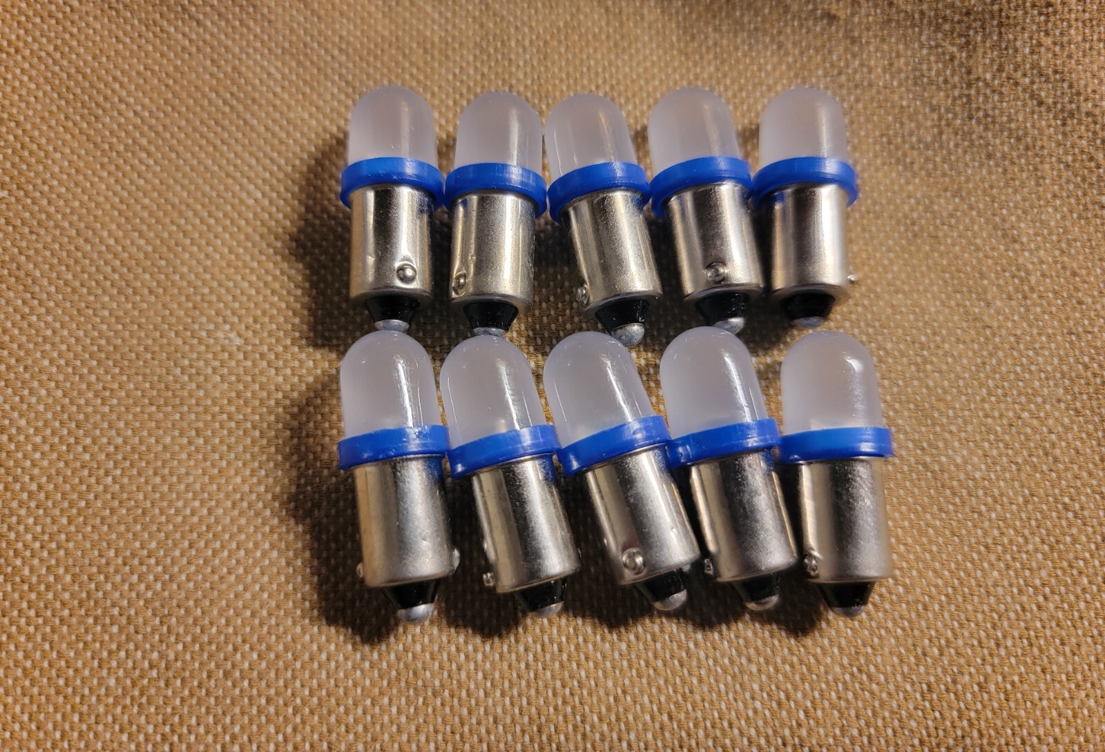 (10)FROSTED BAYONET 6.3V-8V LED LAMP/McIntosh MX113, MX114, MX115 -COLOR CHOICE!