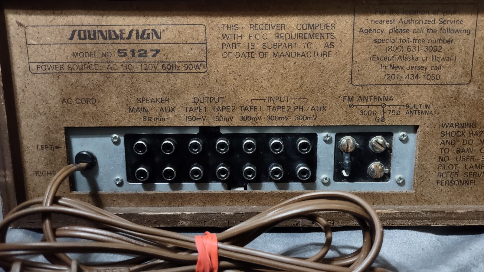 Vintage Soundesign 5127 AM/FM Stereo Receiver – Tested & Working – Japan 1970’s