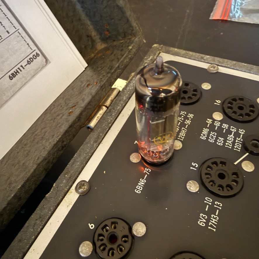 Westinghouse 6BN6 Vacuum Tube with box TESTED @ 79% on B&K 700 tester