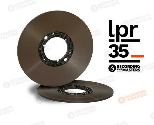 RTM LPR35 1/4″ x 3600′ Analog Recording Tape – 10.5″ Pancake Hub w/ EcoBox NEW