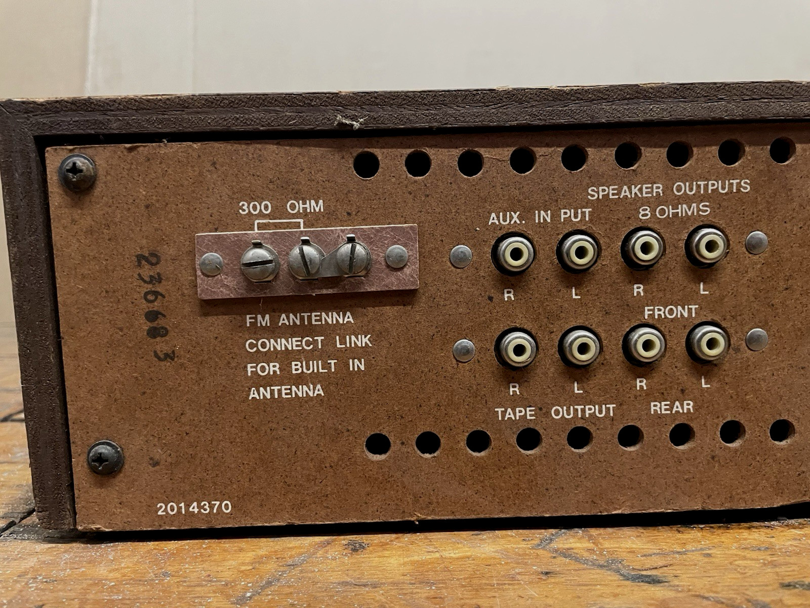 Vintage Sears Stereo Receiver 8 Track Player Recorder Model 132 Parts Repair