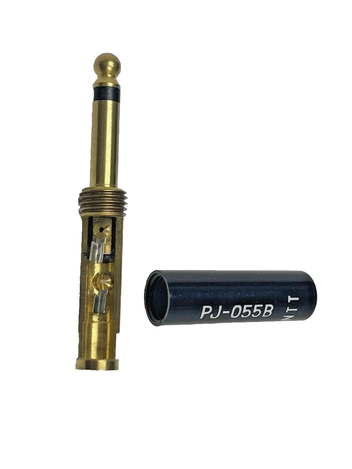 QTY 3 NTT JAPAN 1/4″ MONO 2 CONDUCTOR PJ-055B PROFESSIONAL AUDIO PLUG PHONE JACK