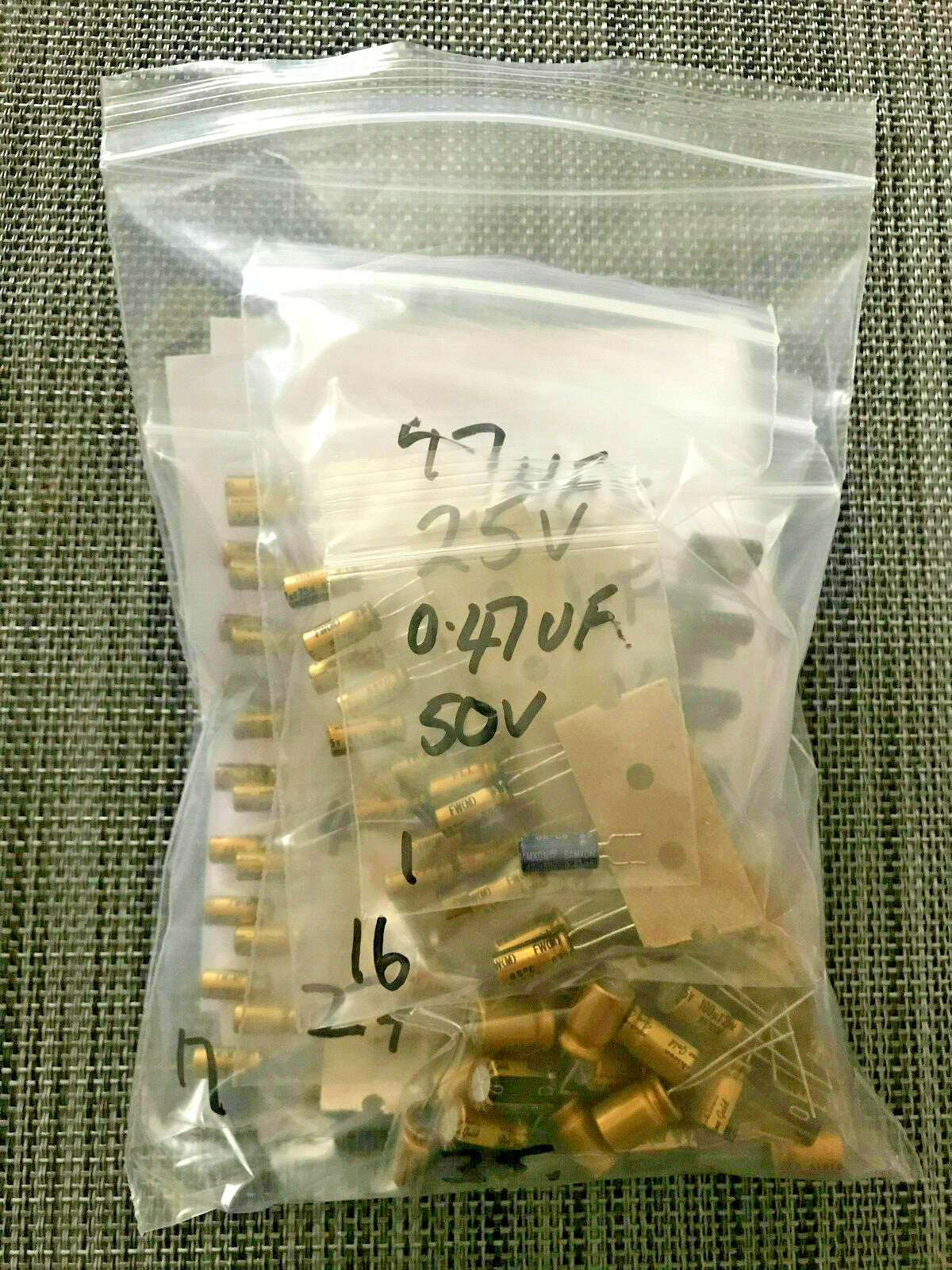 Sony TA-2000F Integrated Amp Capacitor Replacement Kit Capacitors