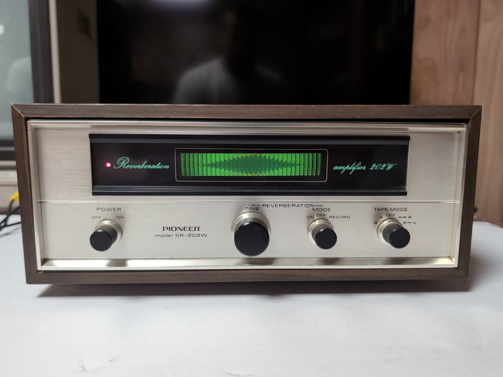 Vintage Pioneer SR-202W Reverberation Amplifier Analog Hi-Fi 1970s Stereo Japan
