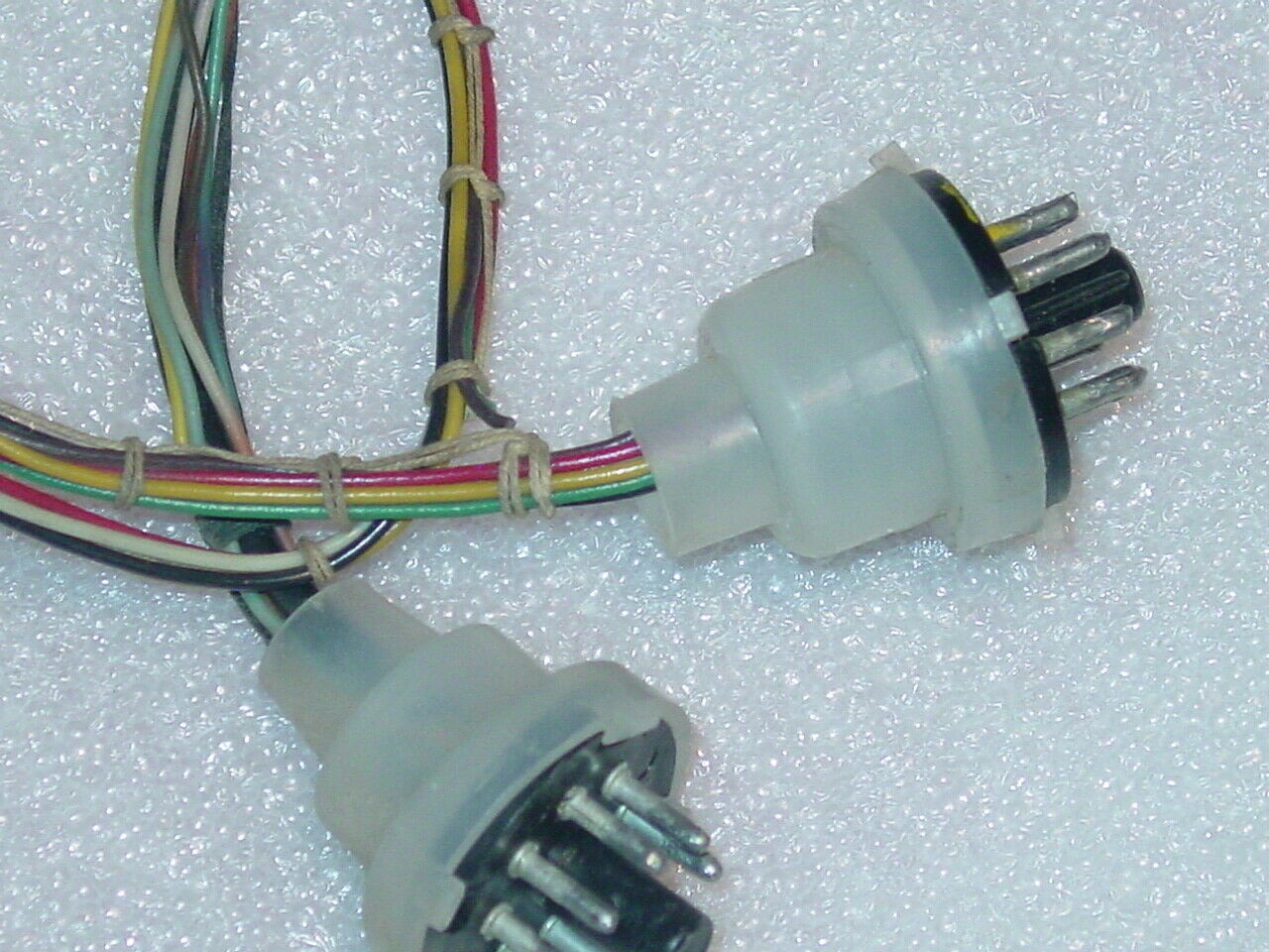 Octal tube male plug with wire 2 pcs vintage radio amp experiment