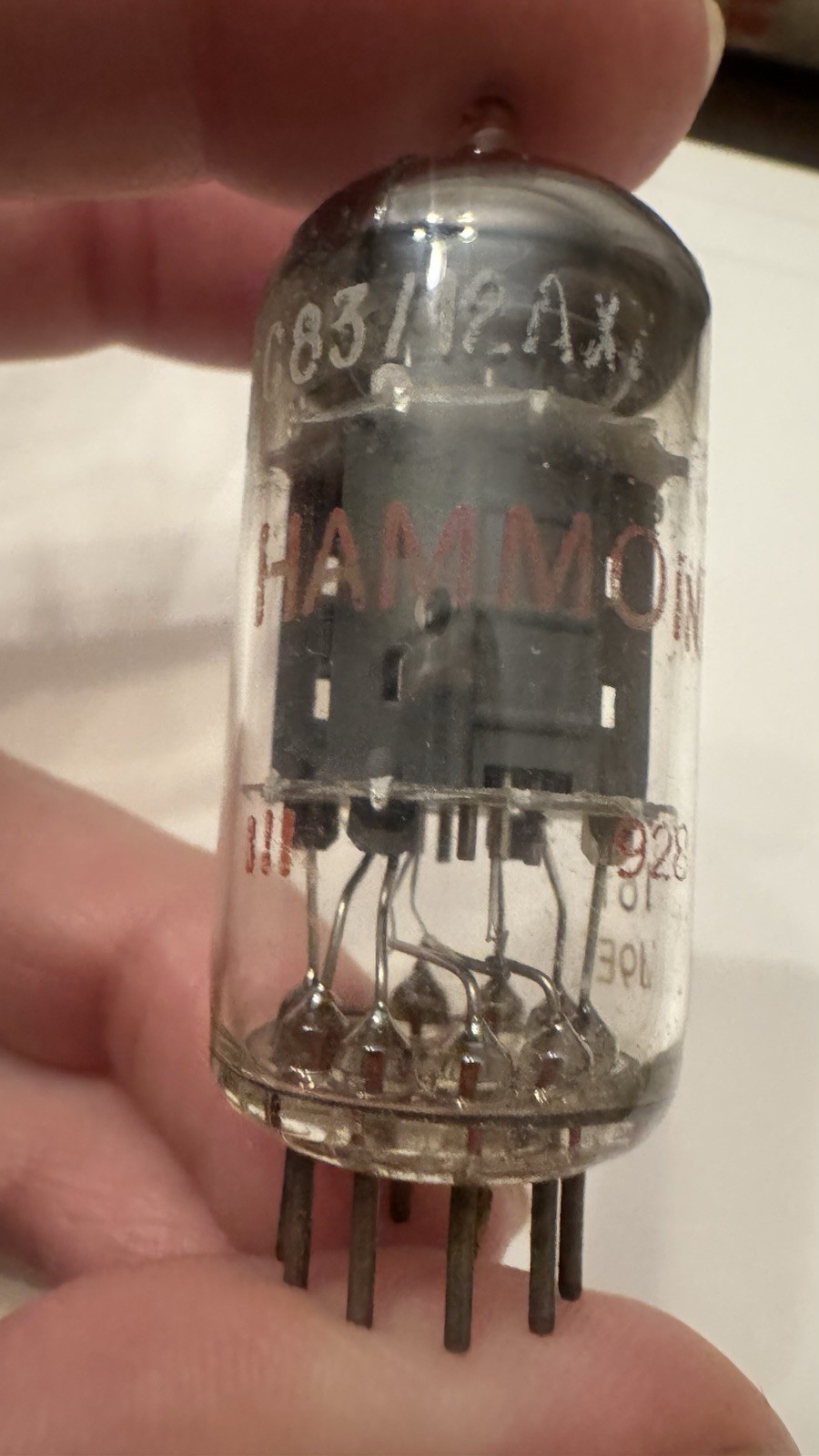 Matched Pair Amperex NOS ECC83 12AX7 Hammond Rare Grail Tone Heerlan