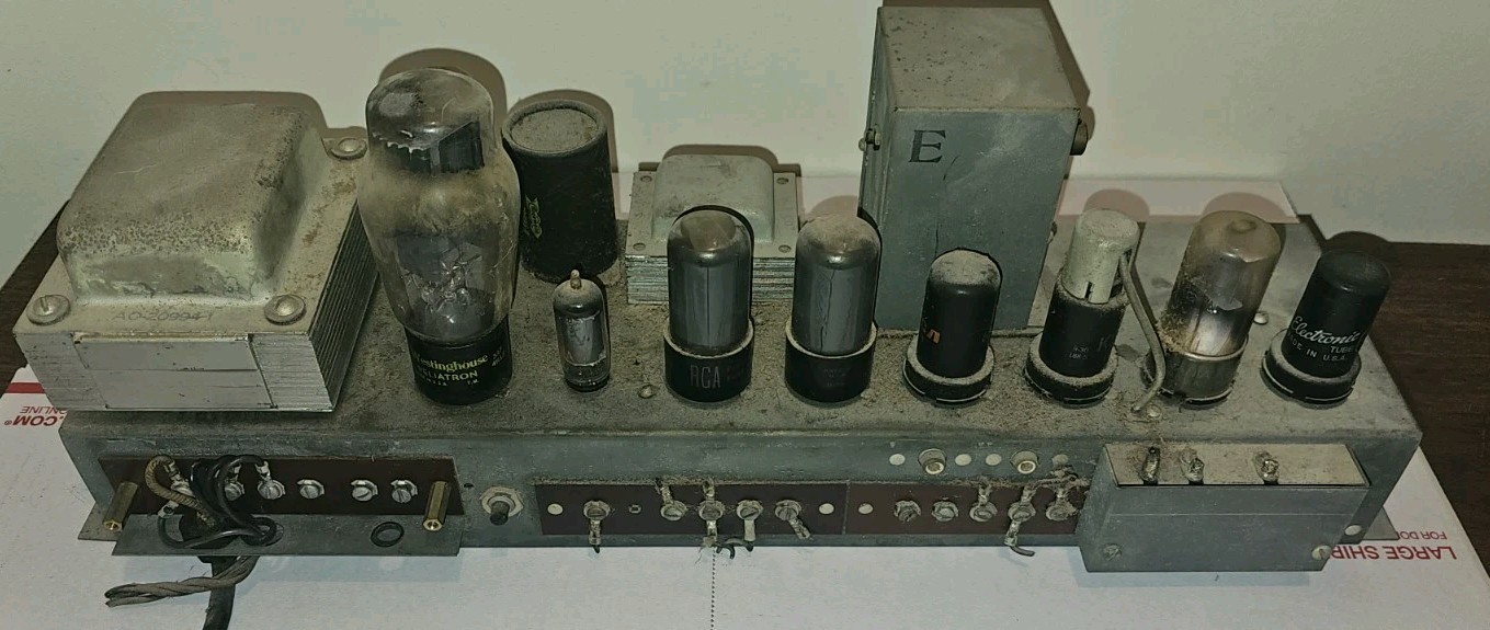Vintage Hammond M Type MB Tube Amp Chassis DIY Project