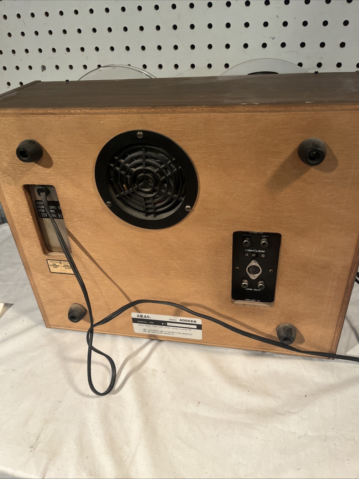 Akai GX-4000DB Reel-to-Reel Player With Manual Working Condition