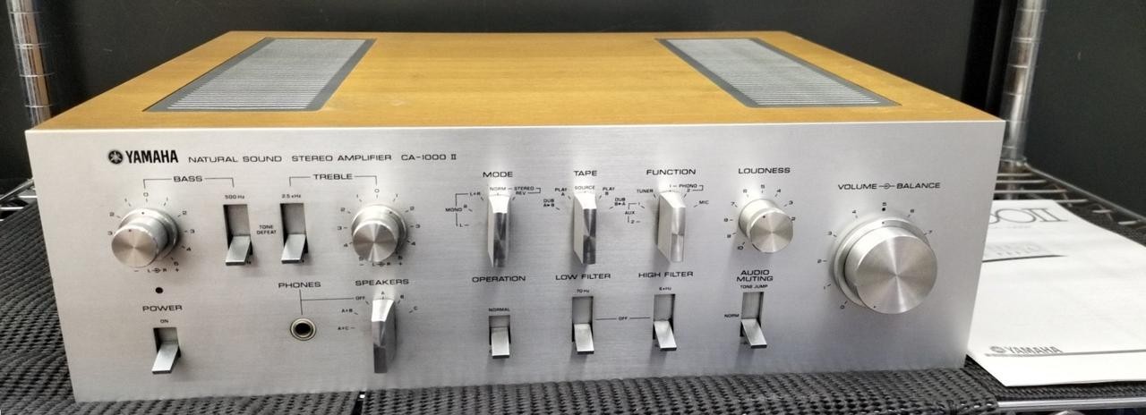 Yamaha CA-1000II Integrated Stereo Amplifier Class A/B Switchable Tested Japan