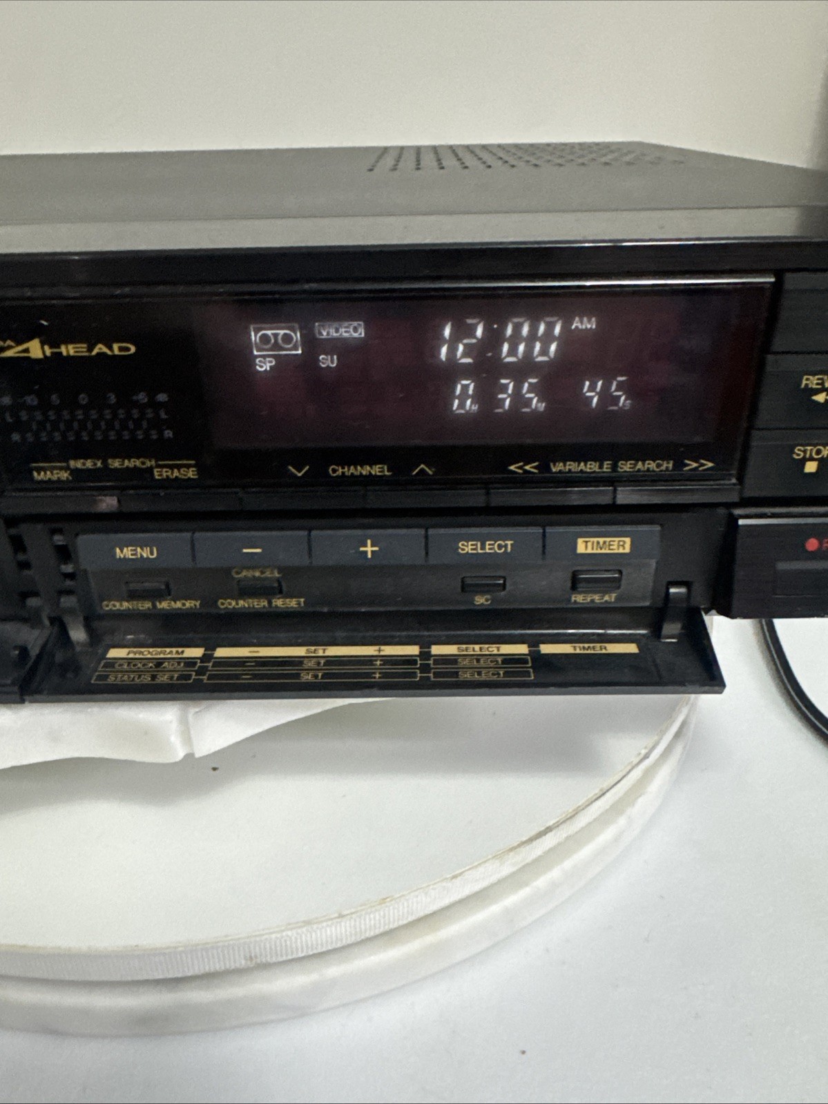 JVC VCR Player HR-D750U Video Cassette Recorder/VHS Player Tested WORKS No Remot