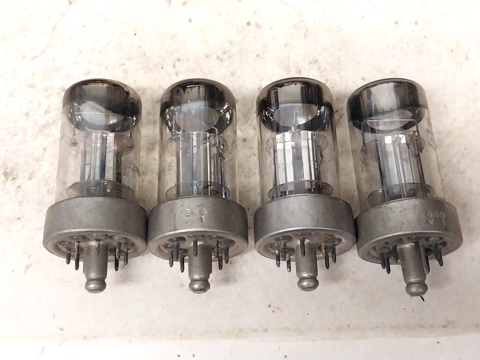 4 Nice German Valvo DDD25 Old Vintage Ham Radio Receiver Tube Valve Audio Amp
