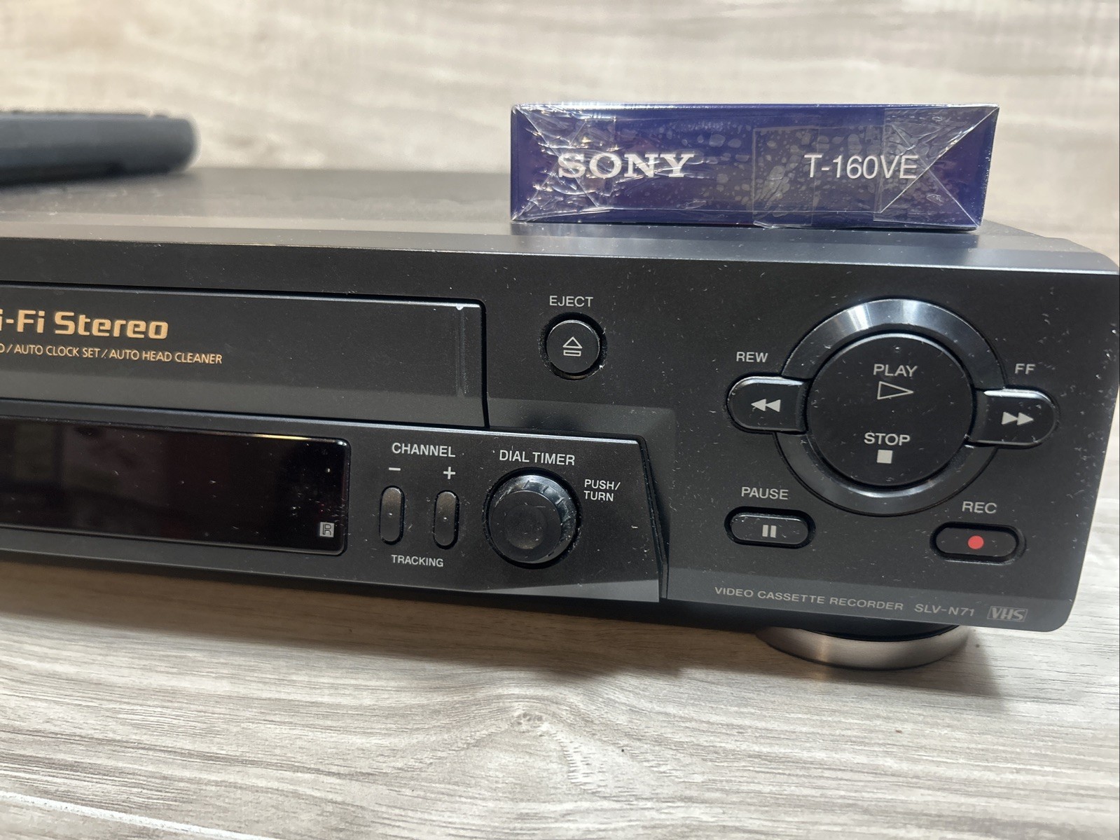 Sony VCR VHS SLV N71 Genuine Remote EXCELLENT Tested & Working MOVIE Recorder