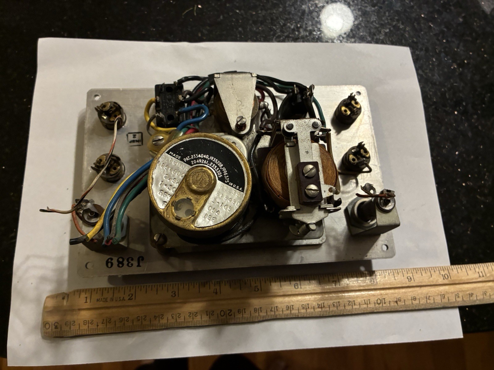 VINTAGE SCHULMERICH ELECTRONICS INC. INDUSTRIAL or CHURCH TIMER CONTROL PANEL