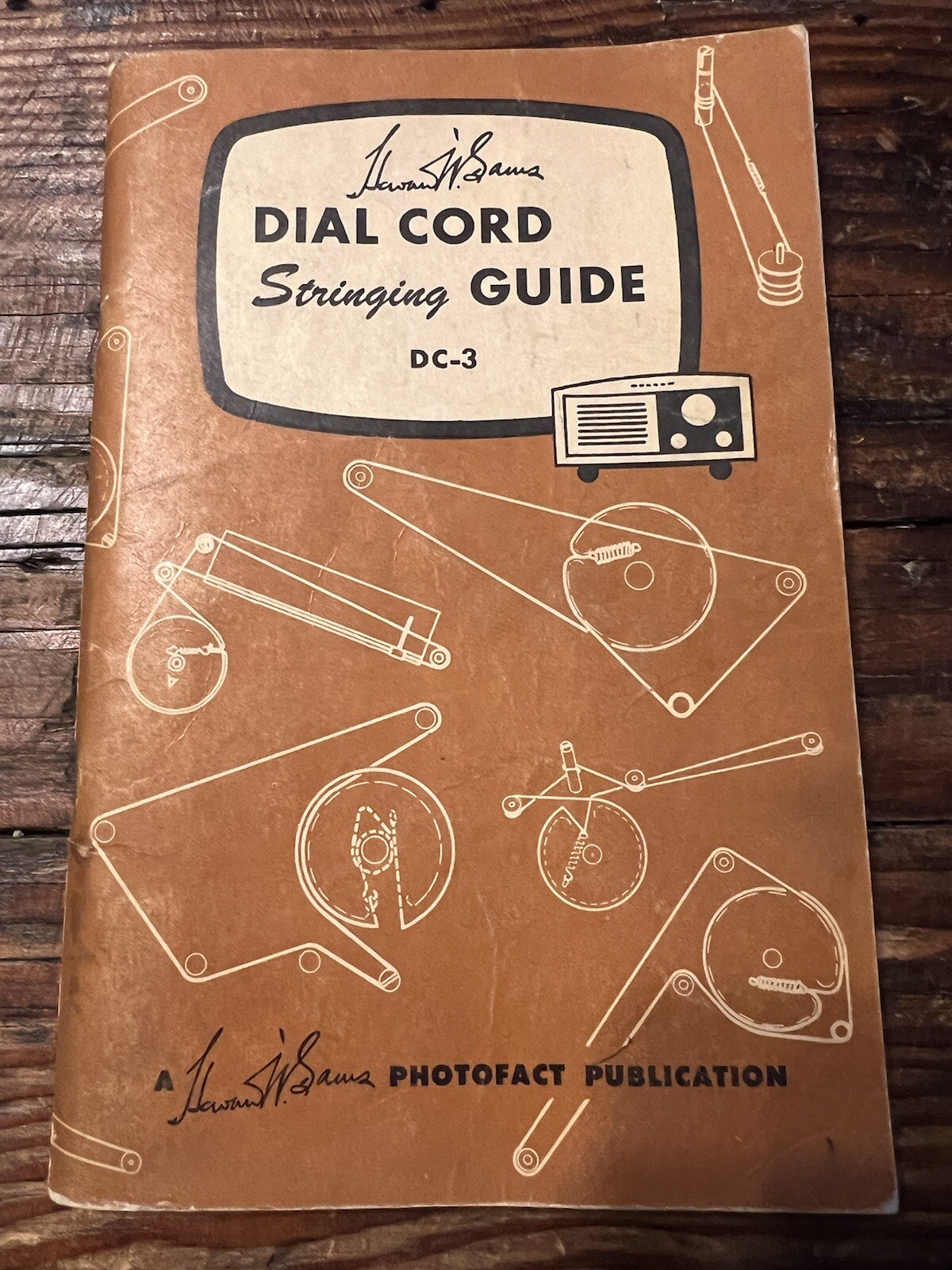 Vintage 1954 Sam’s Dial Cord Stringing Guide Booklet DC-3