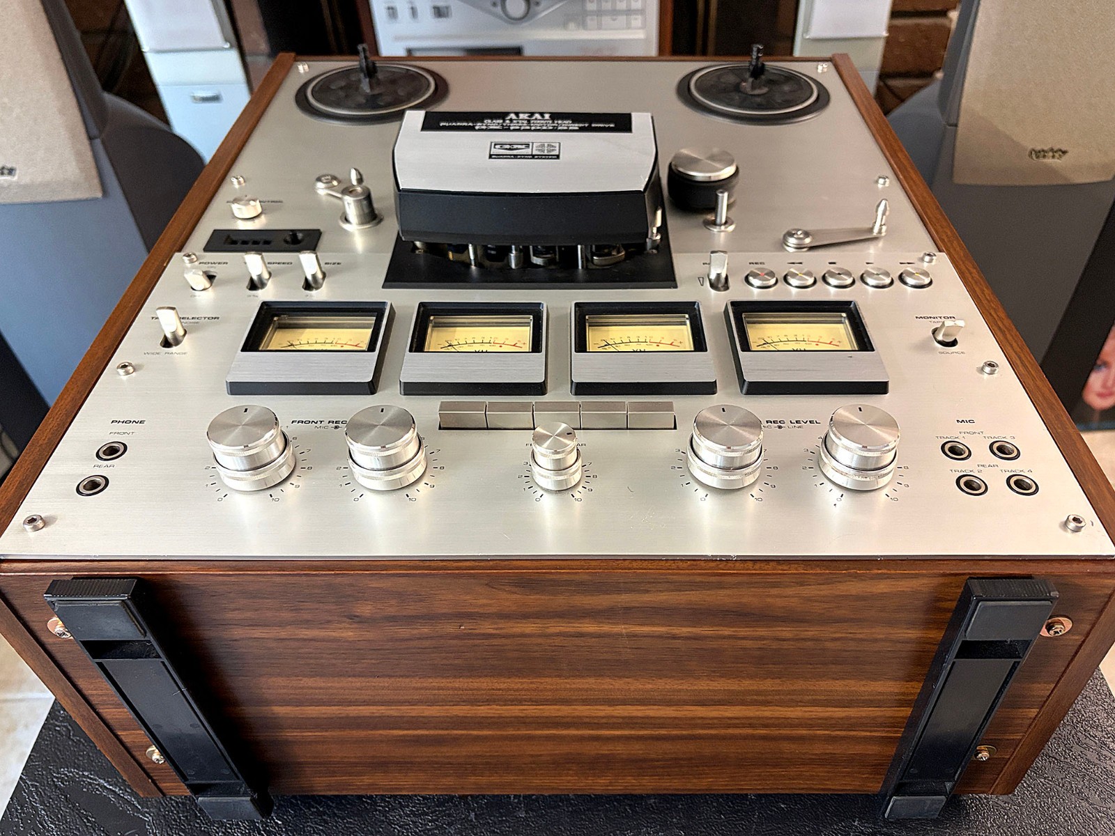 Akai GX-630D-SS Stereo/Quadra 2/4 Ch Reel to Reel Serviced + 30-Day $ Guarantee