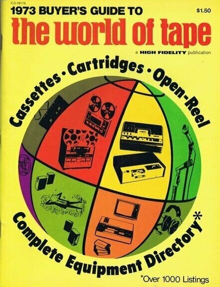 ORIGINAL Vintage 1973 High Fidelity Buyer’s Guide to the World of Tape Magazine