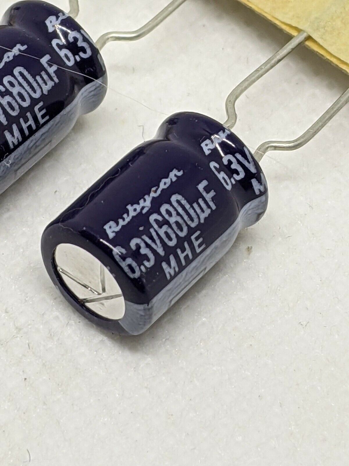 6.3V 680uf New Rubycon Capacitor, 10 Pieces