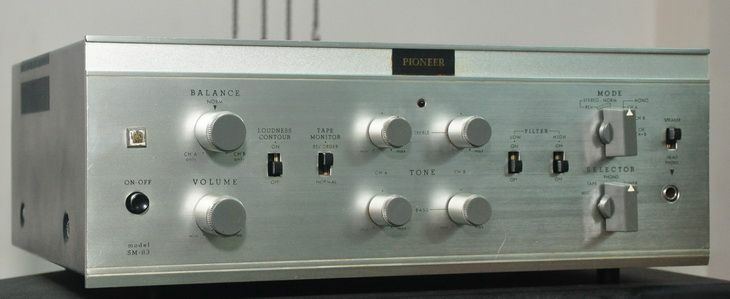 Pioneer SM-83 rebuild restoration recap service kit fix repair capacitor