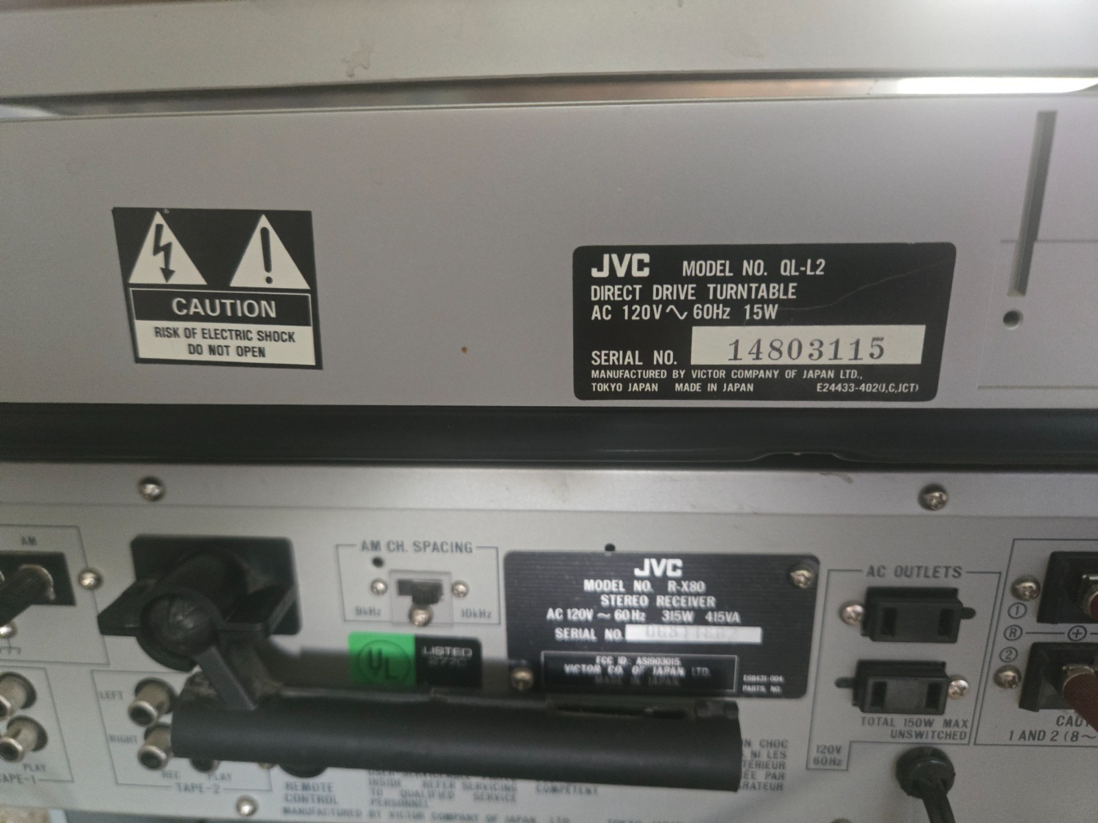 JVC KD-V44 Stereo Cassette Deck – Auto Reverse, Dolby B/C NR – Fully Tested