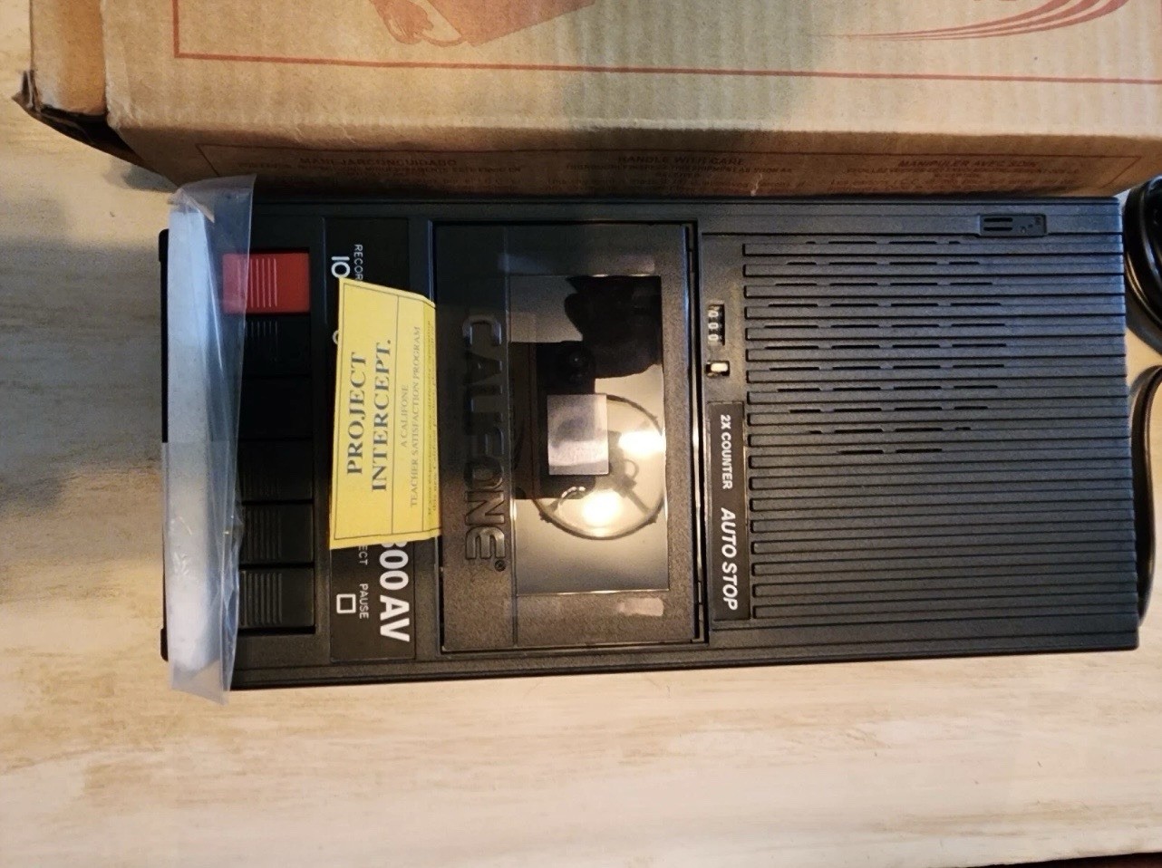 Vintage Califone 1300AV Cassette Recorder New in Box