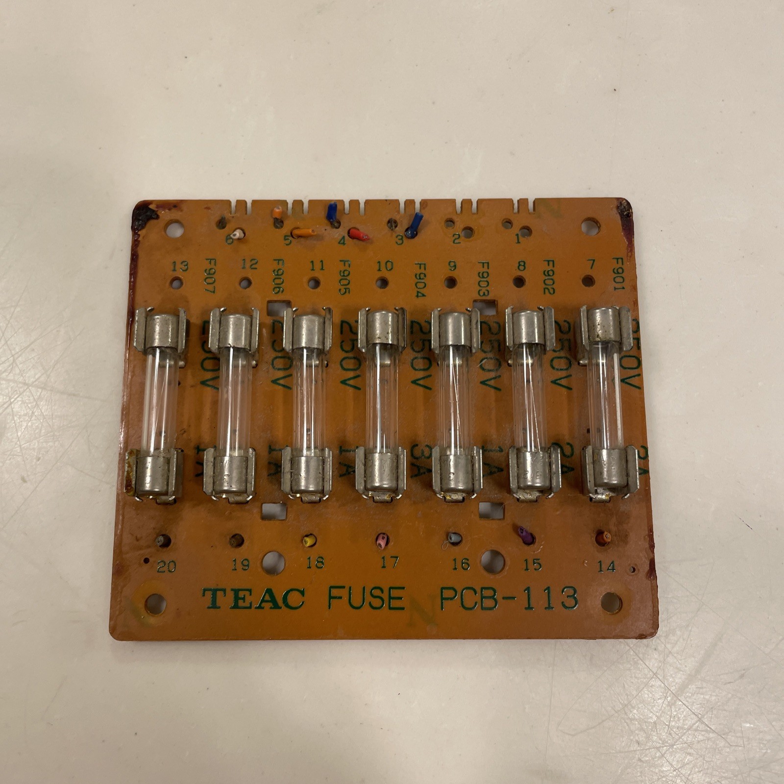 TEAC A-3440 Fuse PCB-113 Circuit Board Replacement